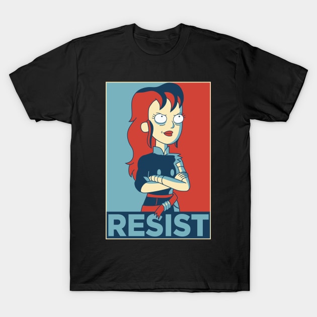 Cherie - RESIST T-Shirt by Theo_P